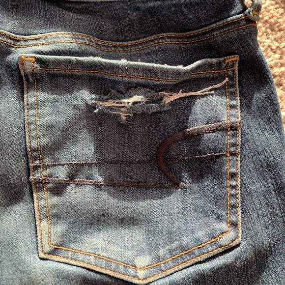 American Eagle extra ripped skinny jeggings S-4 - Picture 11 of 16